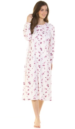 La Maquise Two Flowers Cuddleknit Nightdress